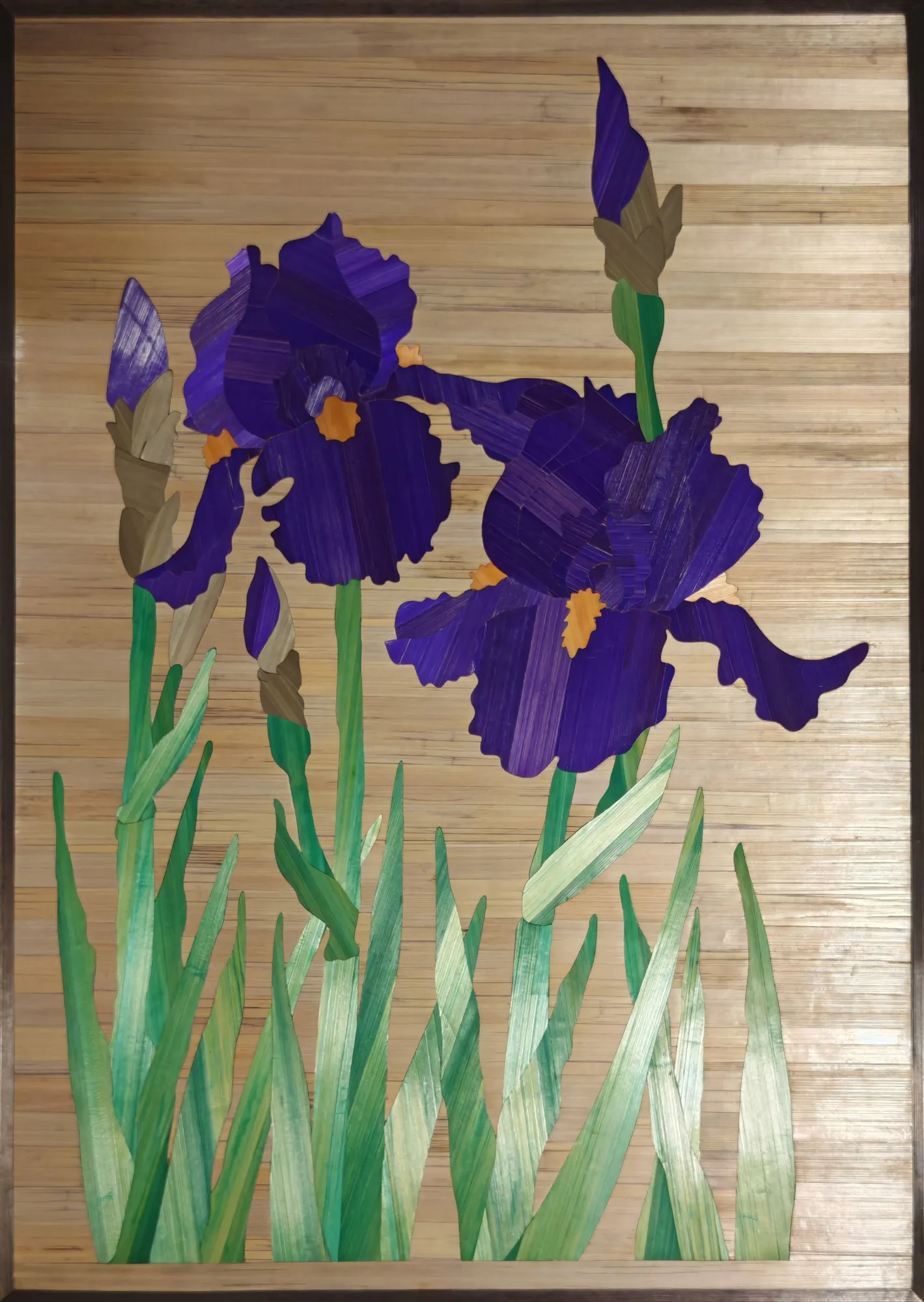 Tableau Fleur Iris 1